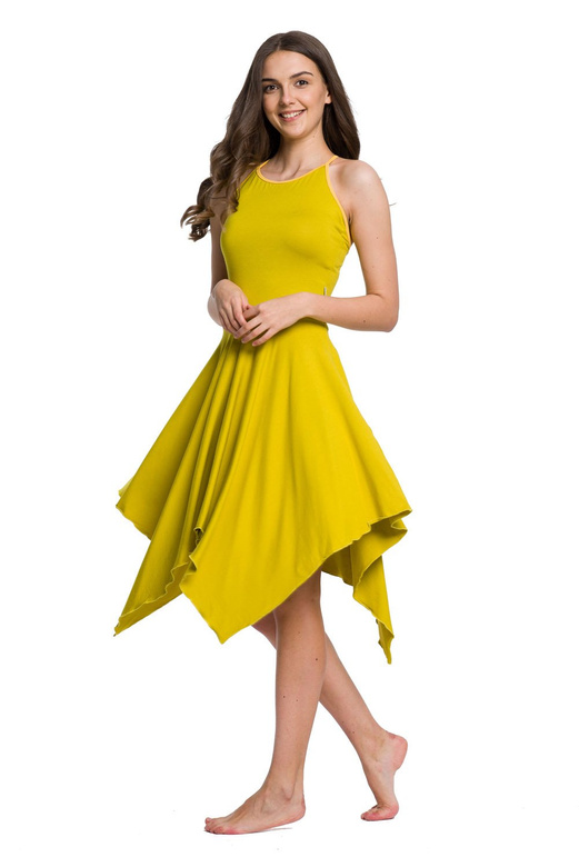 Čtvercové šaty - pistácie