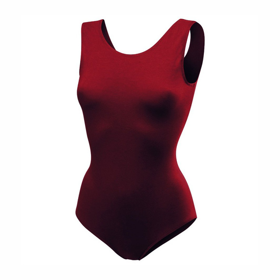 Gymnastické body bez rukávů B100B maroon