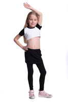 Dlouhé legíny se sukní černé