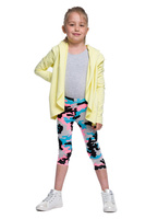 Dámský a dětský kardigan lemon