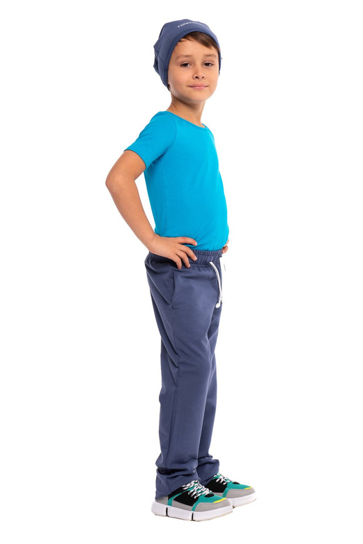 Dámská pánská dětská mikina čepice rennWEAR - denim