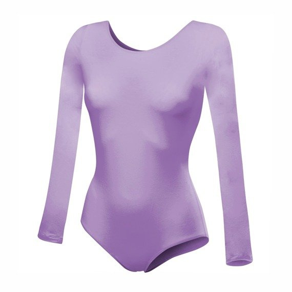 Gymnastické body s dlouhým rukávem B100D heather