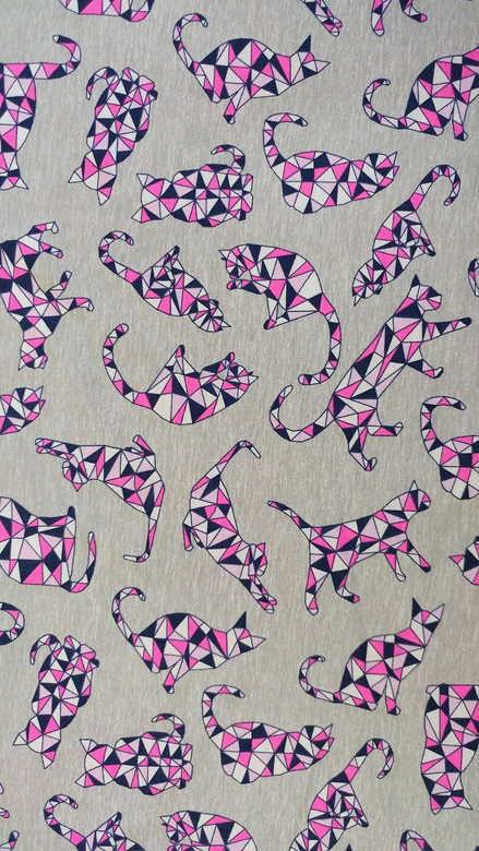 Dámské sportovní legíny se vzorem GEOMETRY COTS šedé