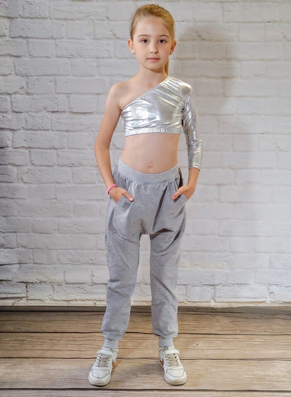 Dětské tepláky červené