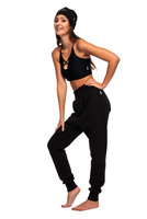 Dámská pánská dětská mikina čepice rennWEAR - černá